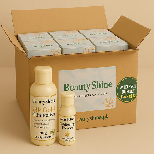 24K Gold Skin Polish & Whitening Powder Wholesale Bundles — Pack of (6) • (12) • (18)