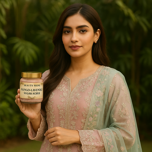 Beauty Shine Mango Lavender Body Sugar Scrub