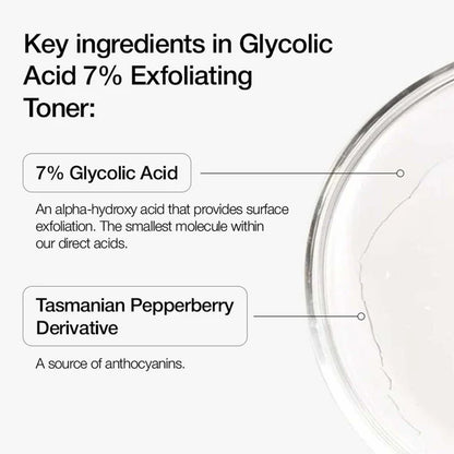 Glycolic Acid 7% Toning Solution (No Side Effects Results Warranted)