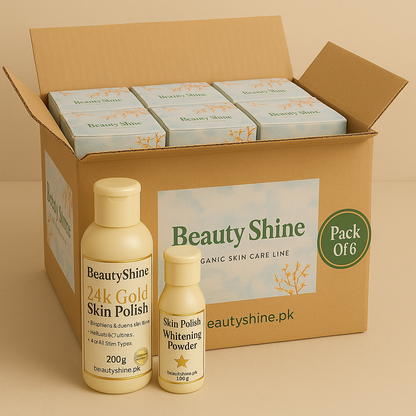 24K Gold Skin Polish & Whitening Powder Wholesale Bundles — Pack of  (6) • (12) • (18)