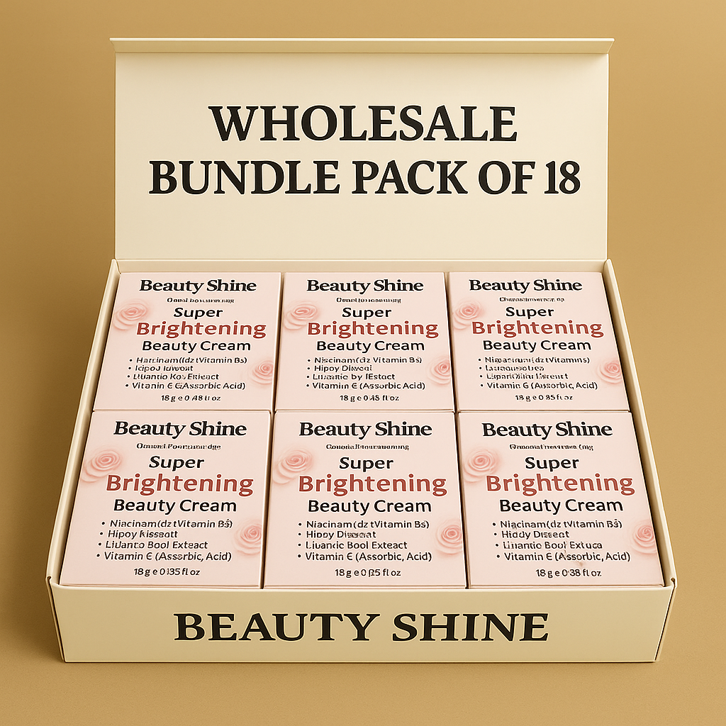 Beauty Shine — Super Brightening Beauty Cream - Pack of  (6) • (12) • (18)