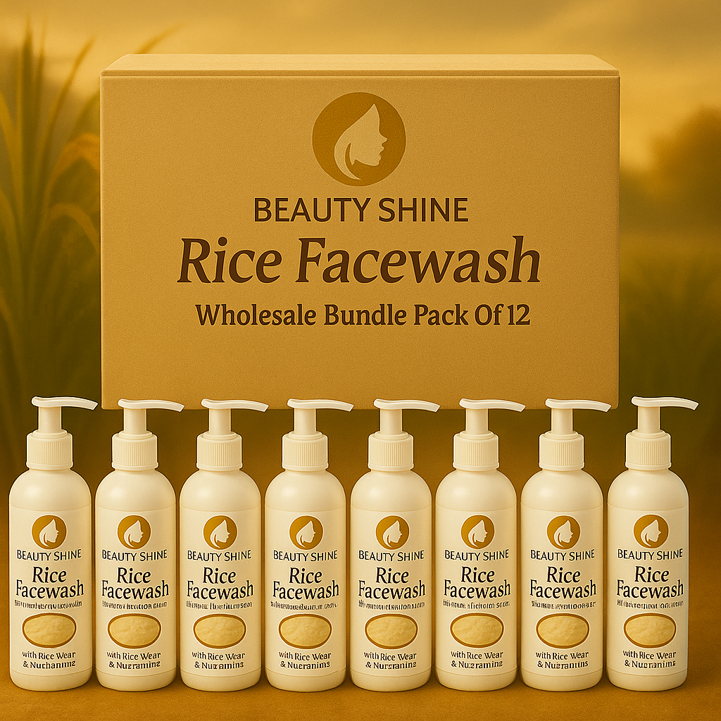 Beauty Shine Rice Facewash — Wholesale Bundles — Pack of (6) • (12) • (18)