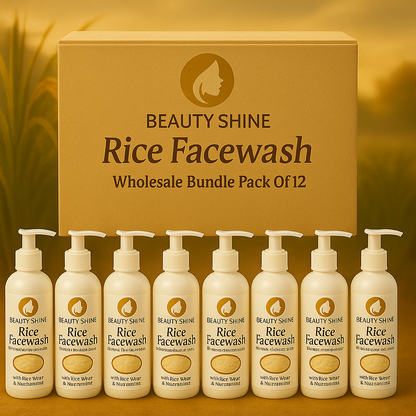 Beauty Shine Rice Facewash — Wholesale Bundles — Pack of (6) • (12) • (18)