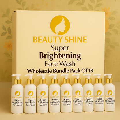 Beauty Shine – Super Brightening Face Wash Wholesale Bundles — Pack of (6) • (12) • (18)
