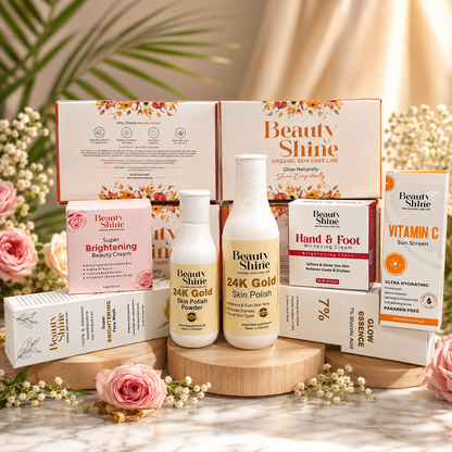 Beauty Shine 6-in-1 Skincare Bundle + FREE Rose Water 🎁