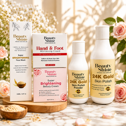 Beauty Shine 6-in-1 Skincare Bundle + FREE Rose Water 🎁