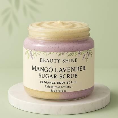 Beauty Shine Mango Lavender Body Sugar Scrub