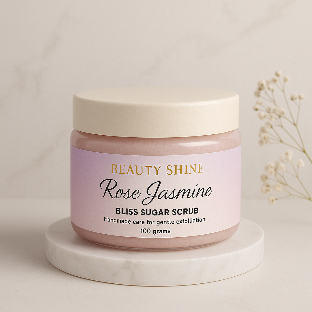 Beauty Shine Rose Jasmine Body Sugar Scrub