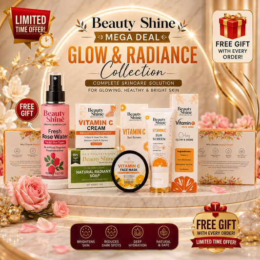 Complete Vitamin C Skincare 5 IN 1 Deal + Rose Water Free Gift 🥰