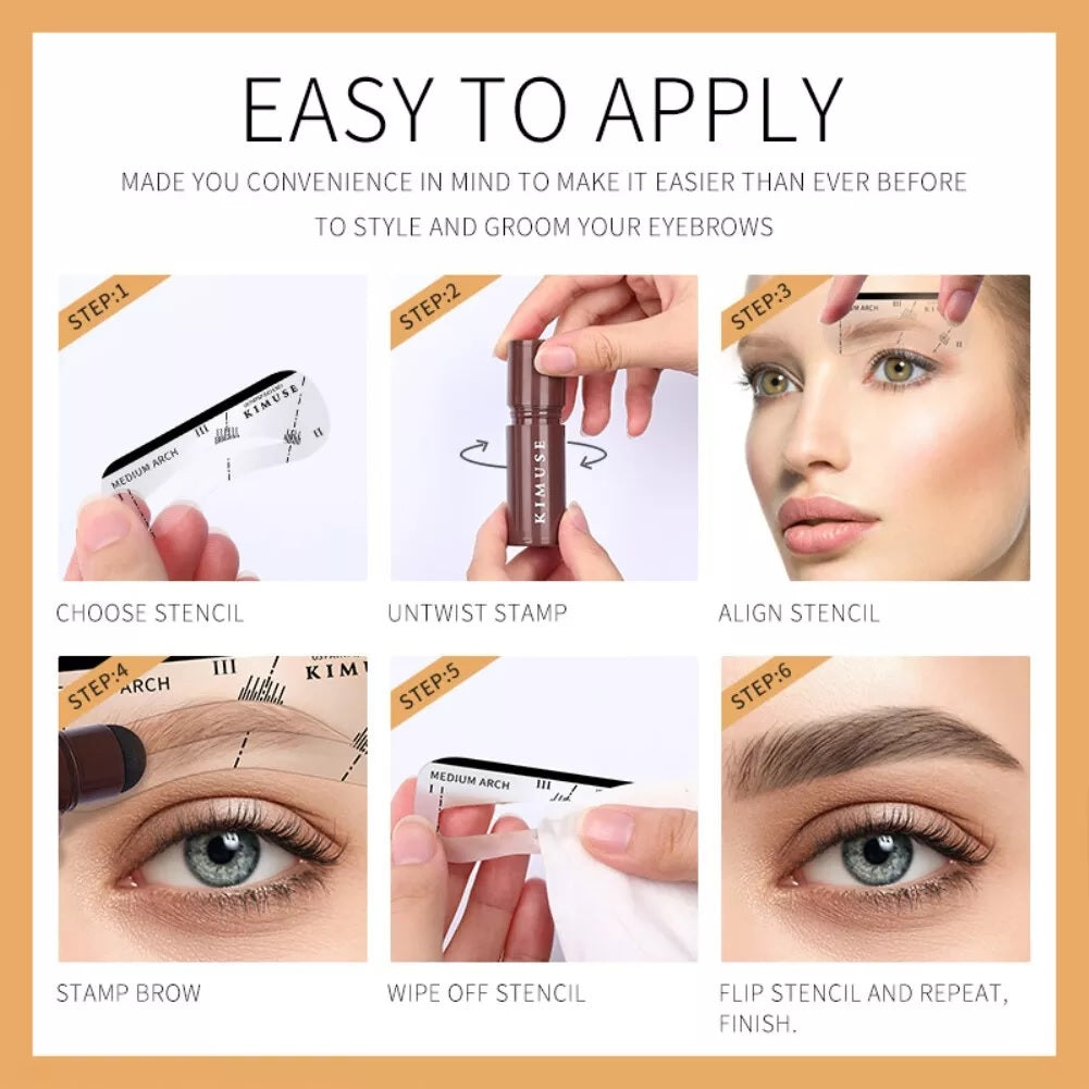 2 In 1 Perfect Hairline & Eyebrow Shaping Stamp